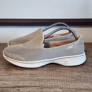 Skechers GoWalk Propel 4 Women's Shoes Size 10 Beige